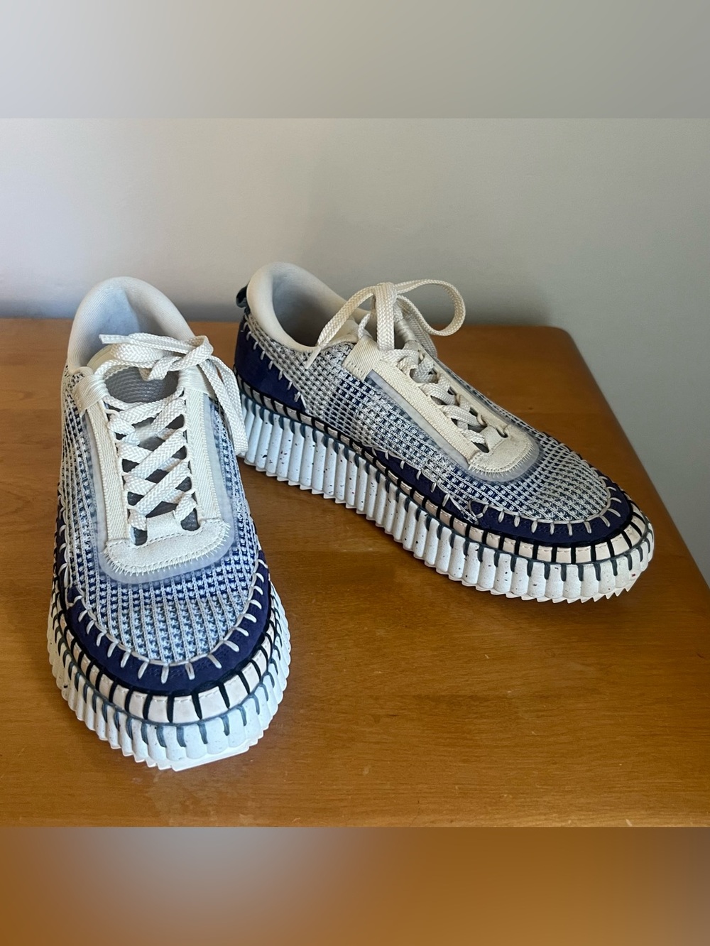 Chloe Nama sneakers blue lightly used 40/10